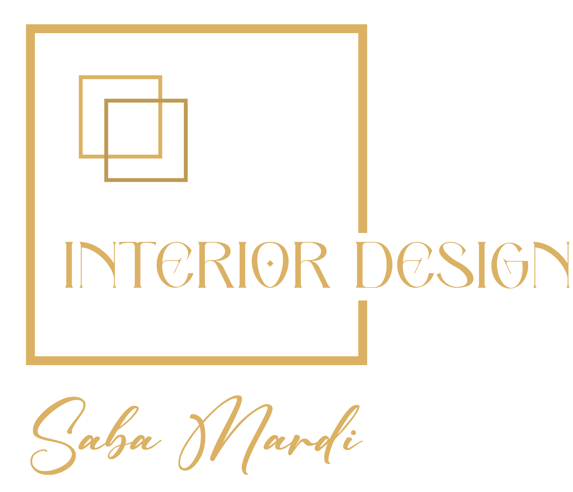 لوگو طراحی و اجرای دکوراسیون INTERIOR DESIGNER