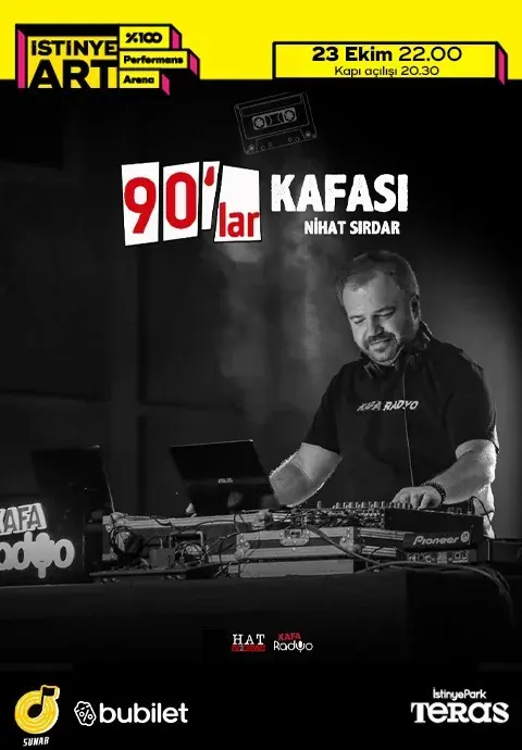 کنسرت 90'lar Kafası: Nihat Sırdar در ازمیر در İstinyeArt %100 Performans Arena