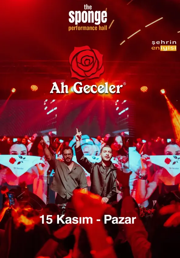 کنسرت Ah Geceler در آنتالیا در The Sponge Performance Hall