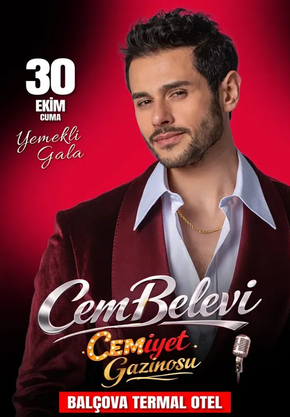 کنسرت Cem Belevi Konseri در ازمیر در Balçova Termal Otel