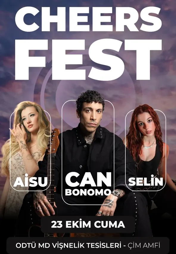 کنسرت Cheers Fest در آنکارا در ODTÜ MD Vişnelik