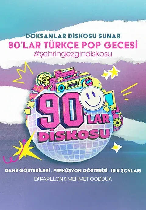 کنسرت Doksanlar Diskosu در ازمیر در Hayal Kahvesi İzmir