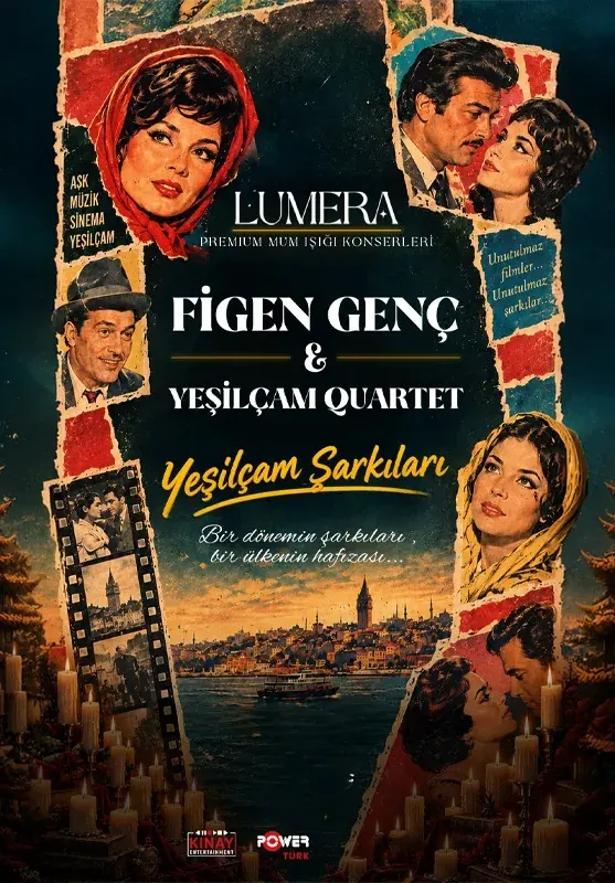 کنسرت Figen Genç & Yeşilçam Quartet Yeşilçam Şarkıları Konseri در آنکارا در Ve Sahne Panora