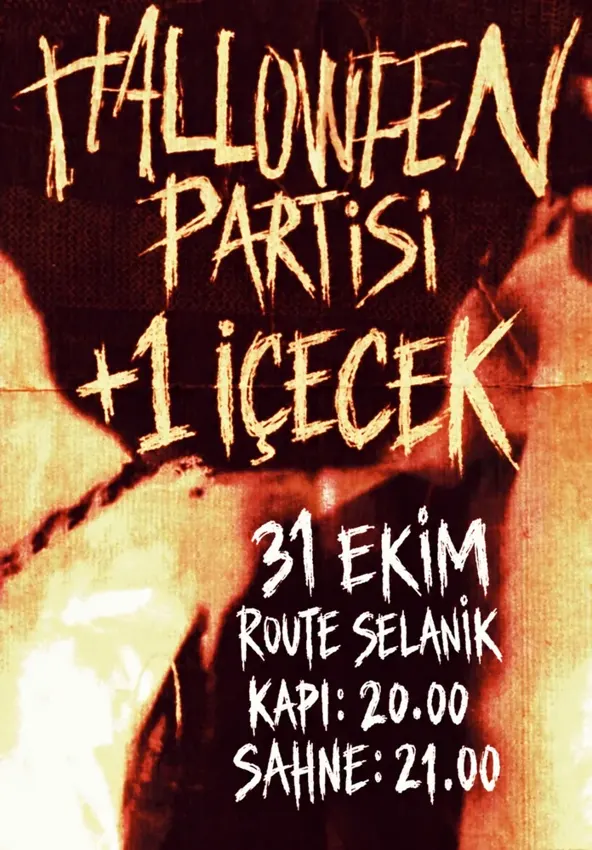 کنسرت Halloween Partisi در آنکارا در Route Ankara Sahnesi