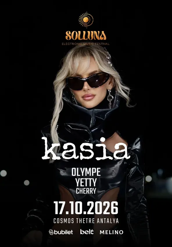 کنسرت KASIA I SOLLUNA ELECTRONIC MUSIC FESTIVAL در آنتالیا در Cosmos Theatre