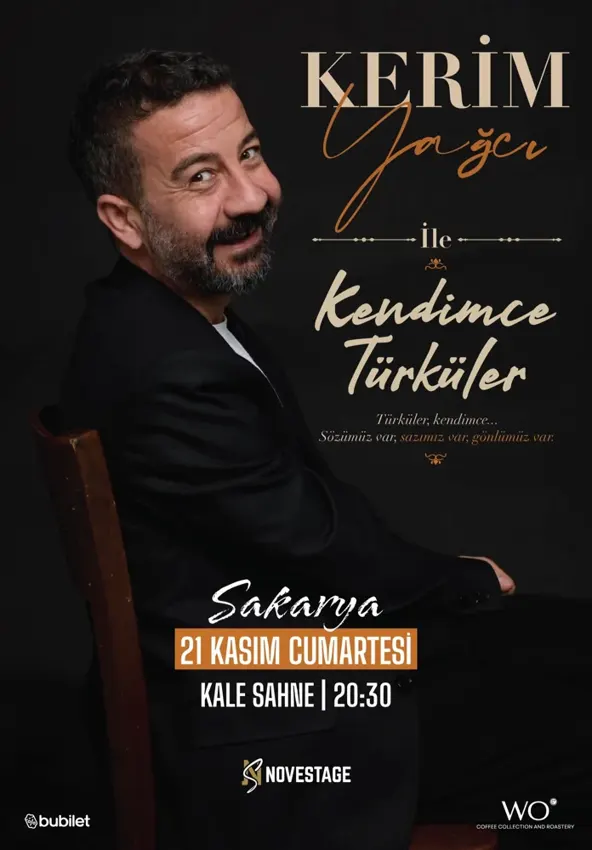 کنسرت Kerim Yağcı ile Kendimce Türküler در ساکاریا در Sakarya Kale Sahne