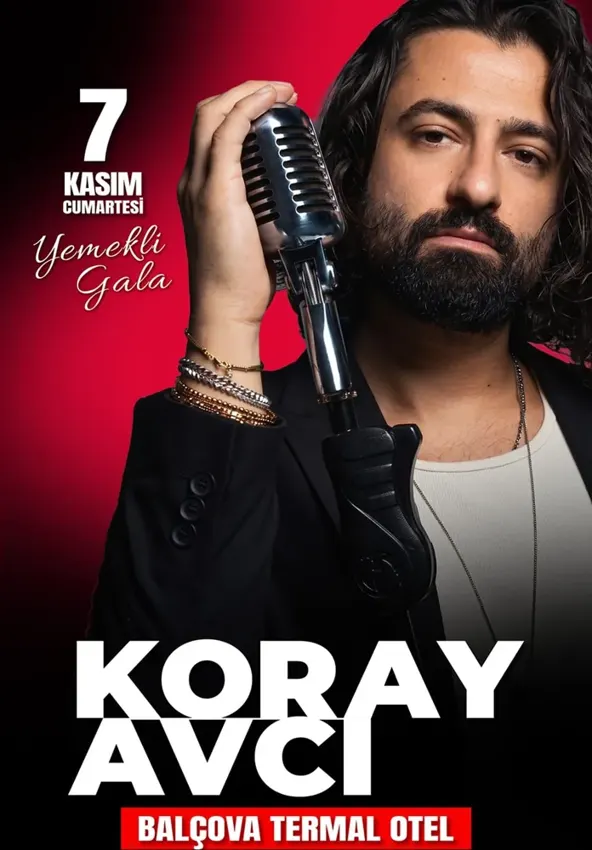 کنسرت Koray Avcı Konseri در ازمیر در Balçova Termal Otel