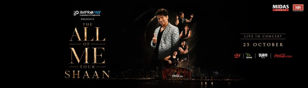 پوستر کنسرت شان — تور All of Me در دبی — 2026-10-25